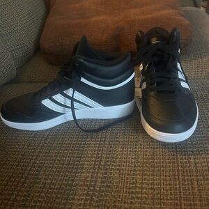 NWT Adidas Black and White Running Shoes. Women’s 4 1/2.